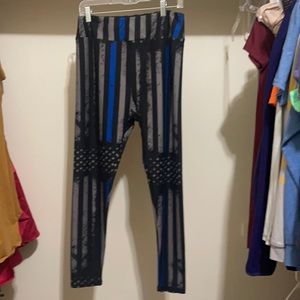 Blue Line Leggings